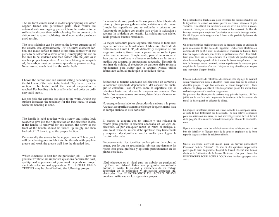 Lincoln Electric IMT545 AC-225 GLM User Manual | Page 31 / 40