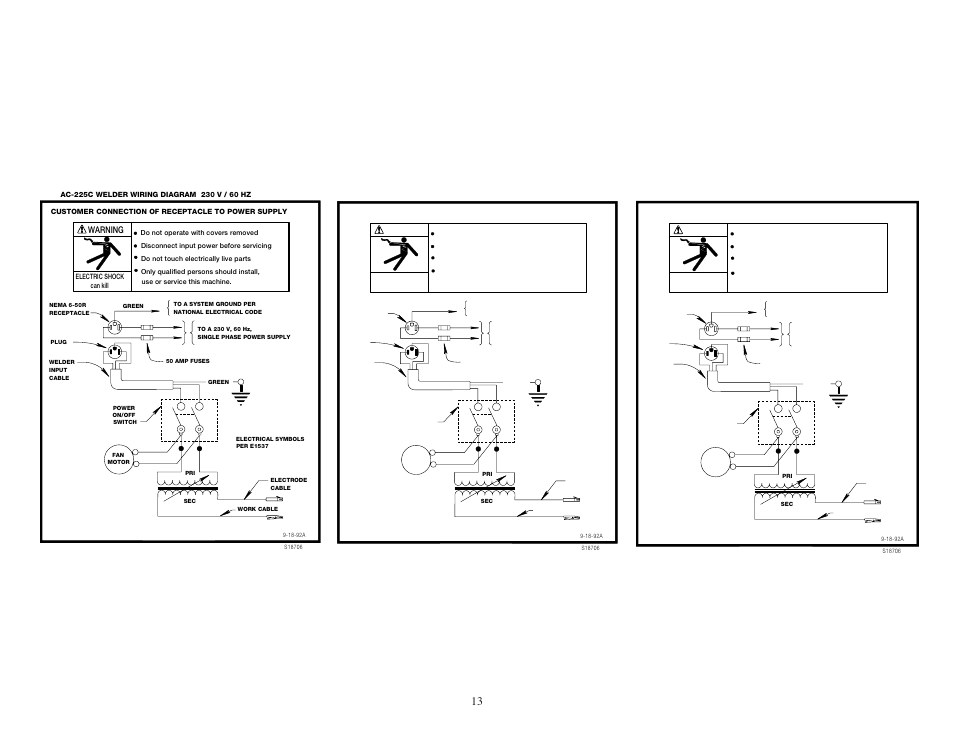 Lincoln Electric IMT380 AC-225-C 60 HZ User Manual | Page 13 / 40