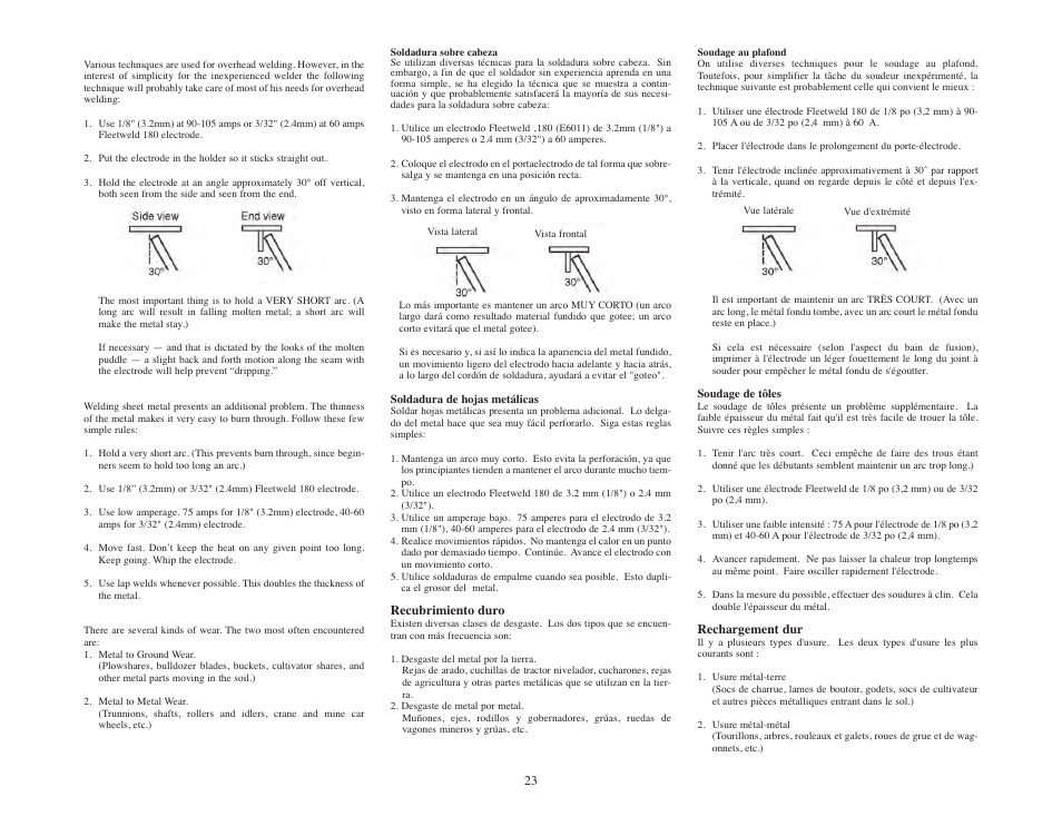 Lincoln Electric IMT380 AC-225-C 60 HZ User Manual | Page 23 / 40