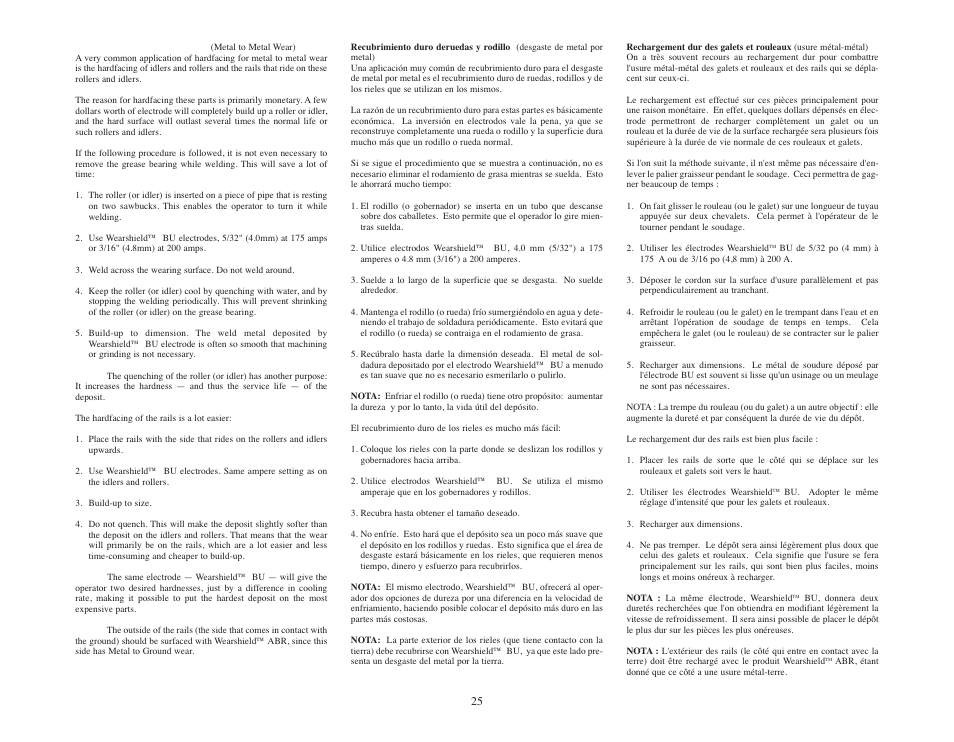 Lincoln Electric IMT380 AC-225-C 60 HZ User Manual | Page 25 / 40