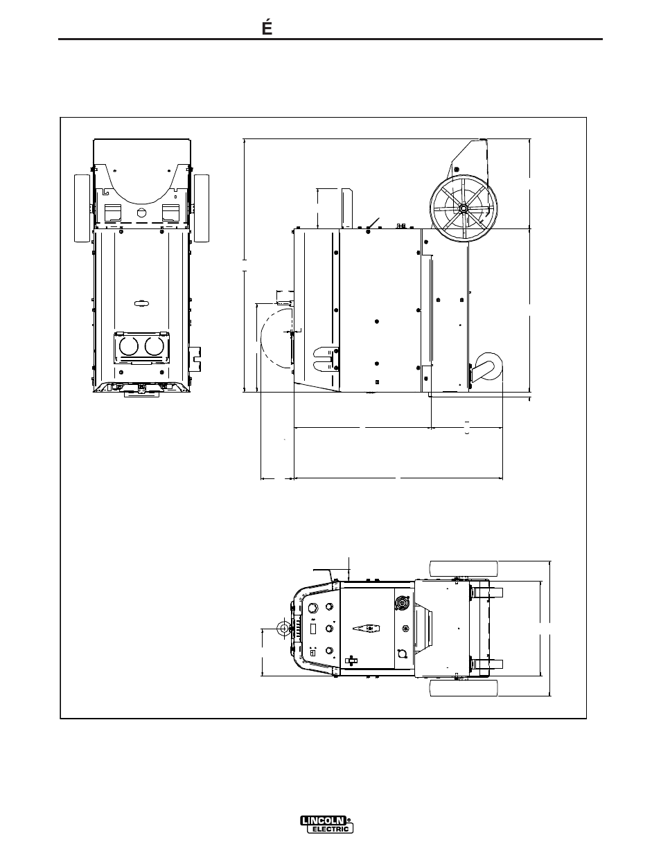 Sch é ma dimensionnel, Precision tig 225 | Lincoln Electric IM895 PRECISION TIG 225 User Manual | Page 37 / 40