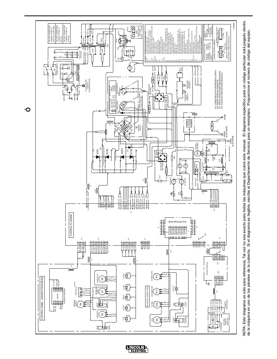 Diagrama de cableado, Precision tig 375, G4047 | Lincoln Electric IM703 PRECISION TIG 375 User Manual | Page 38 / 45
