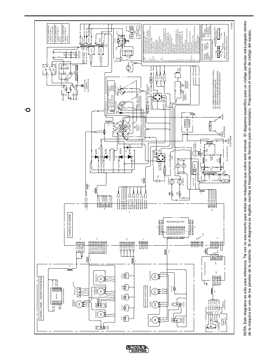 Diagrama de cableado, Precision tig 375 | Lincoln Electric IM703 PRECISION TIG 375 User Manual | Page 39 / 45