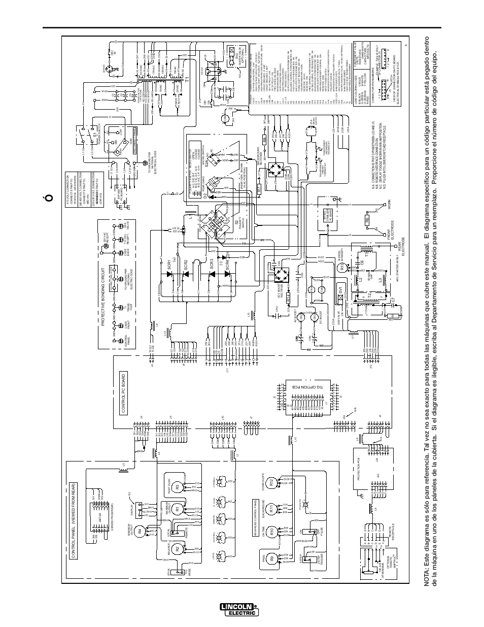 Diagrama de cableado, Precision tig 375 | Lincoln Electric IM703 PRECISION TIG 375 User Manual | Page 40 / 45