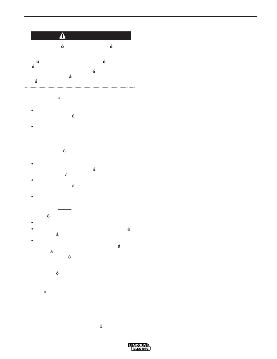 Accesorios, Precaucion | Lincoln Electric IM693 POWER MIG 200 User Manual | Page 19 / 32