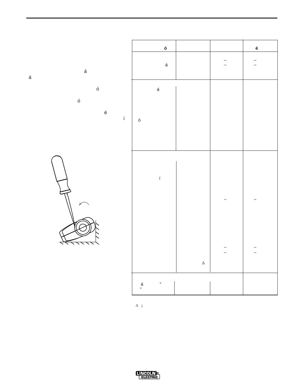 Mantenimiento, Desmontaje del mango de la pistola | Lincoln Electric IM693 POWER MIG 200 User Manual | Page 22 / 32