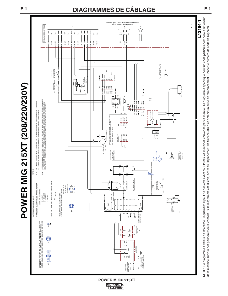 Diagrammes de câblage, Power mig® 215xt | Lincoln Electric IM978 POWER MIG 215XT User Manual | Page 29 / 33