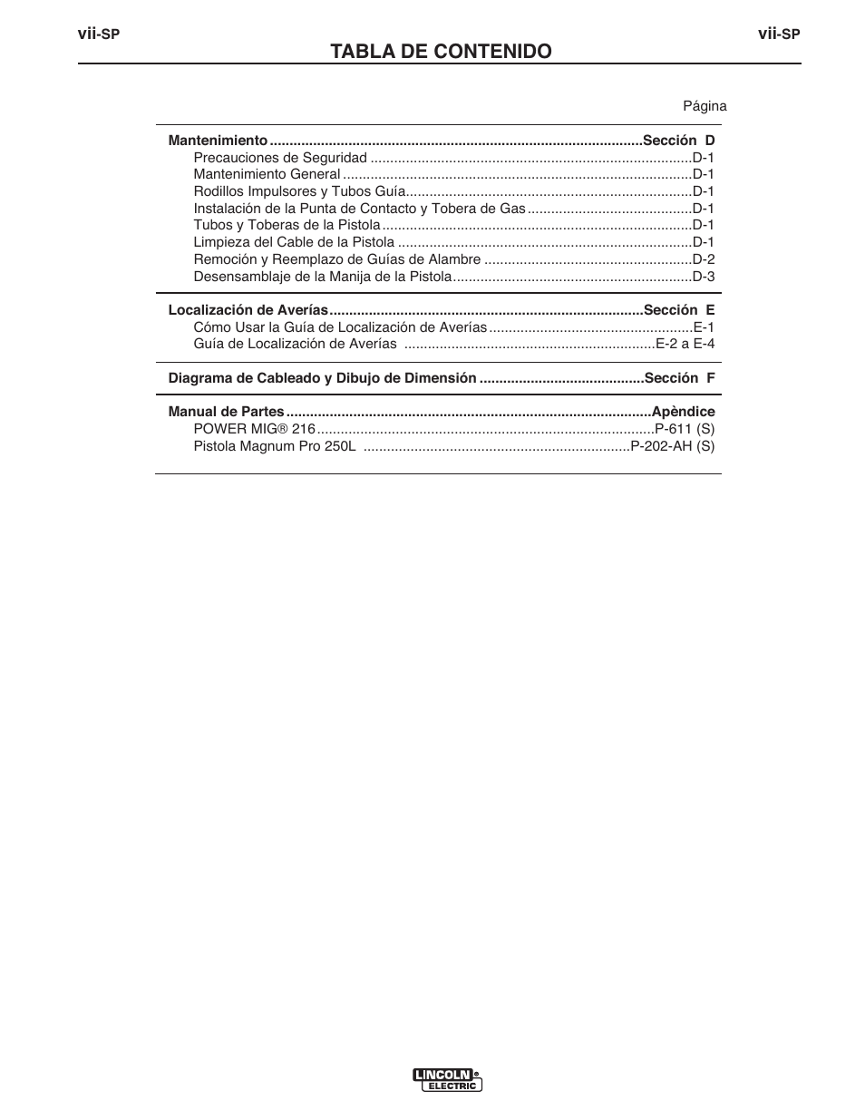 Lincoln Electric IMT10097 POWER MIG 216 User Manual | Page 40 / 100