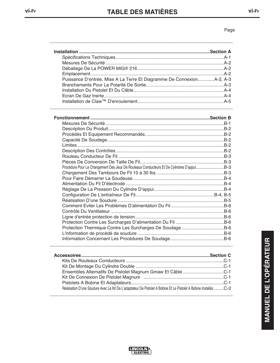 Lincoln Electric IMT10097 POWER MIG 216 User Manual | Page 71 / 100