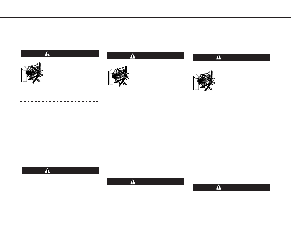 Warning, Advertencia, Advertencia avertissement avertissement | Lincoln Electric IMT864 POWER MIG 255C User Manual | Page 15 / 58