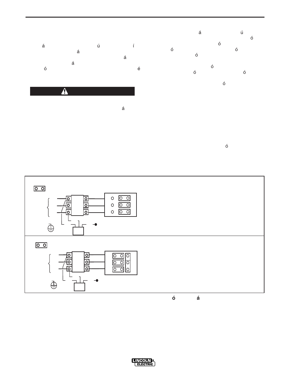 Instalacion, Procedimiento de reconexion, Precaucion | L3 l2 l1, H2 h1 h3, H3 h1 h2 | Lincoln Electric IM306 IDEALARC DC-600 User Manual | Page 12 / 51