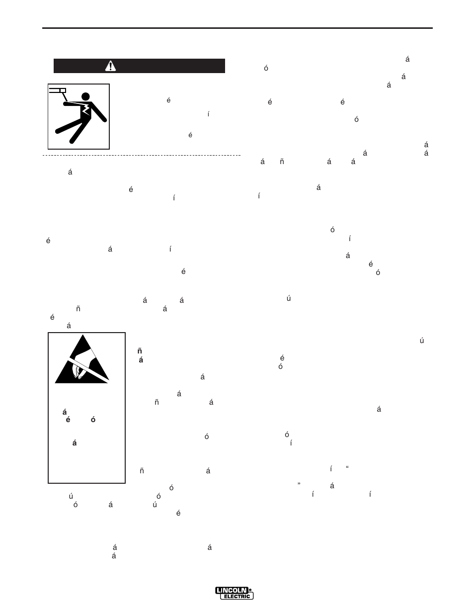 Localizacion de averias, Advertencia | Lincoln Electric IM306 IDEALARC DC-600 User Manual | Page 36 / 51