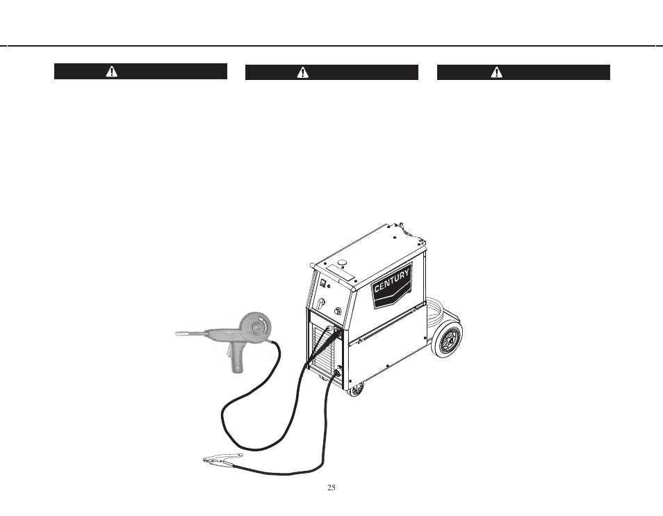 Advertencia avertissement warning | Lincoln Electric IMT953 CENTURY WIRE FEED 255 User Manual | Page 25 / 44