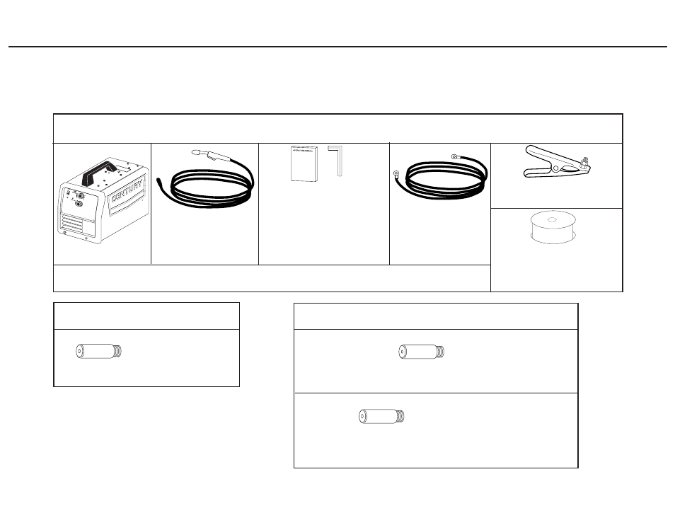 Identify and locate components, Instalación reconnaître et repérer les composants, Installation | Lincoln Electric IMT964 CENTURY WIRE FEED 180 User Manual | Page 11 / 56