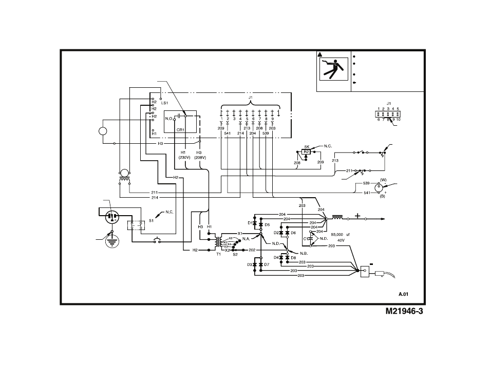 Diagrama de cableado century® wire feed™ 180 | Lincoln Electric IMT964 CENTURY WIRE FEED 180 User Manual | Page 48 / 56