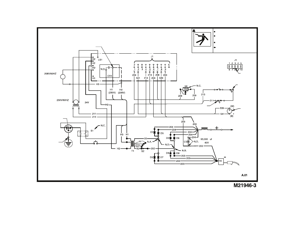 Diagramme de câblage century® wire feed™ 180 | Lincoln Electric IMT964 CENTURY WIRE FEED 180 User Manual | Page 49 / 56