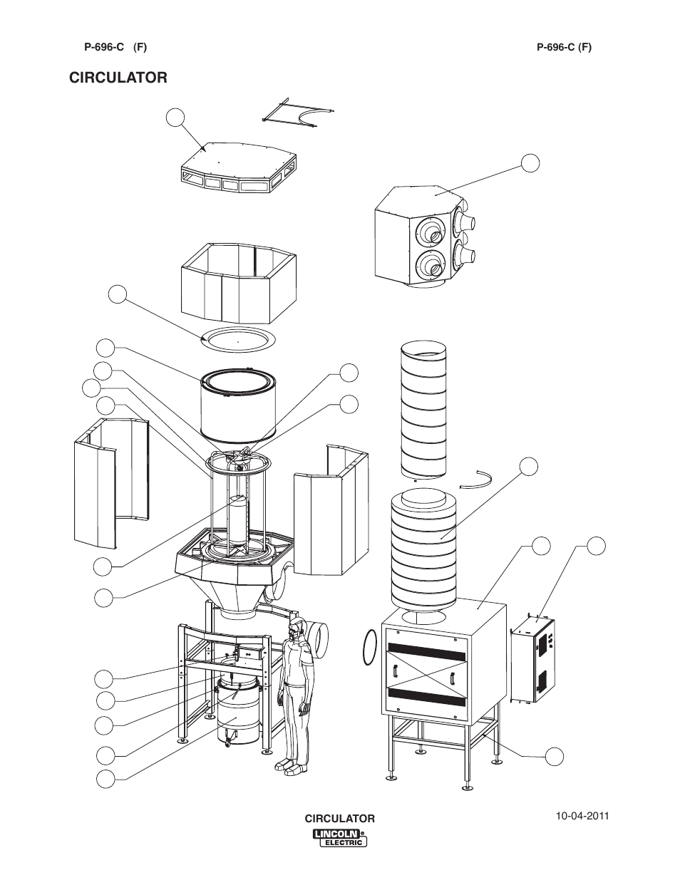 Circulator | Lincoln Electric IM10109 CIRCULATOR User Manual | Page 32 / 36