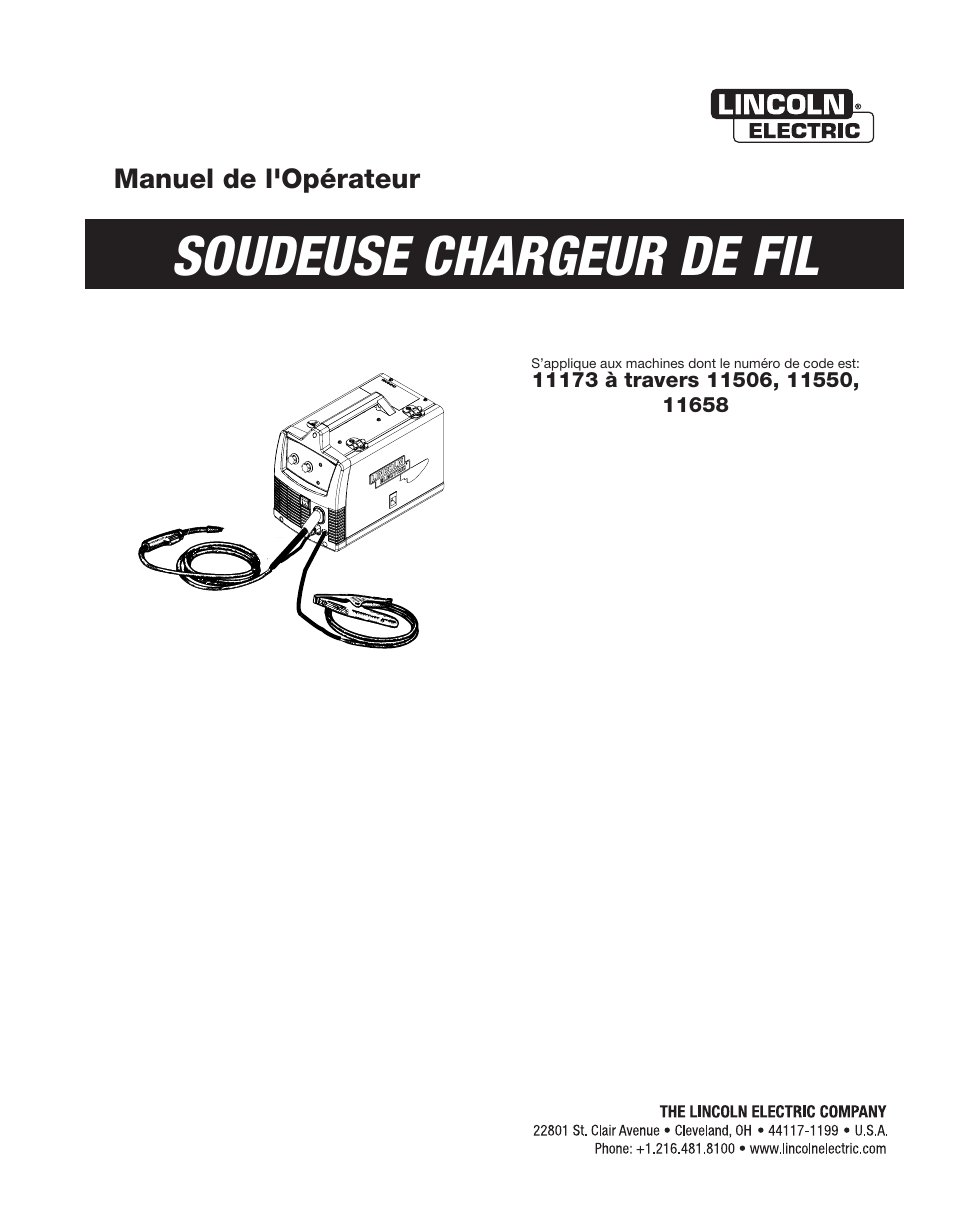 Soudeuse chargeur de fil | Lincoln Electric IMT891 WIRE FEEDER WELDER 125, 140, 180 User Manual | Page 61 / 96