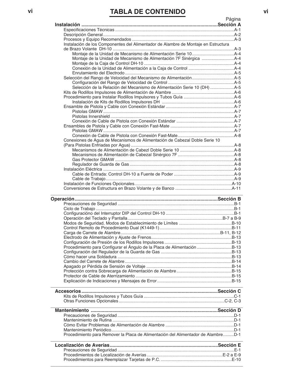 Lincoln Electric IM572 DH-10 Heads & Controls User Manual | Page 7 / 60