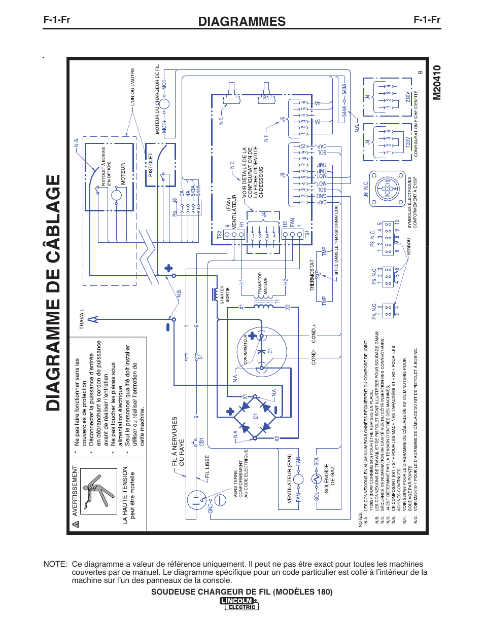 Diagrammes | Lincoln Electric IMT10075 WIRE FEEDER WELDER 180 User Manual | Page 88 / 92