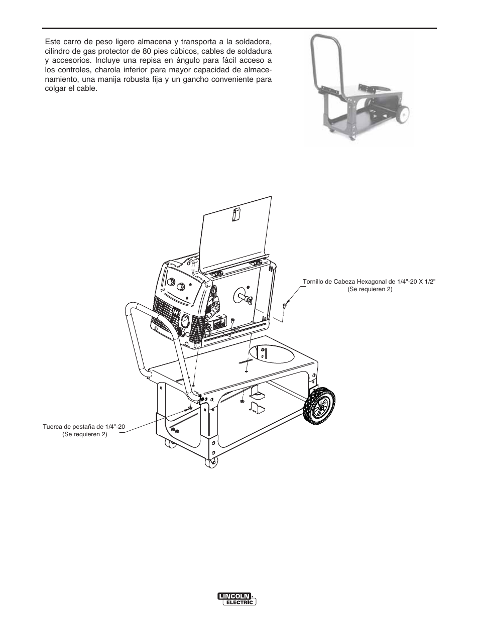 Accessorios | Lincoln Electric IMT10135 WIRE FEEDER WELDER 180 User Manual | Page 52 / 92