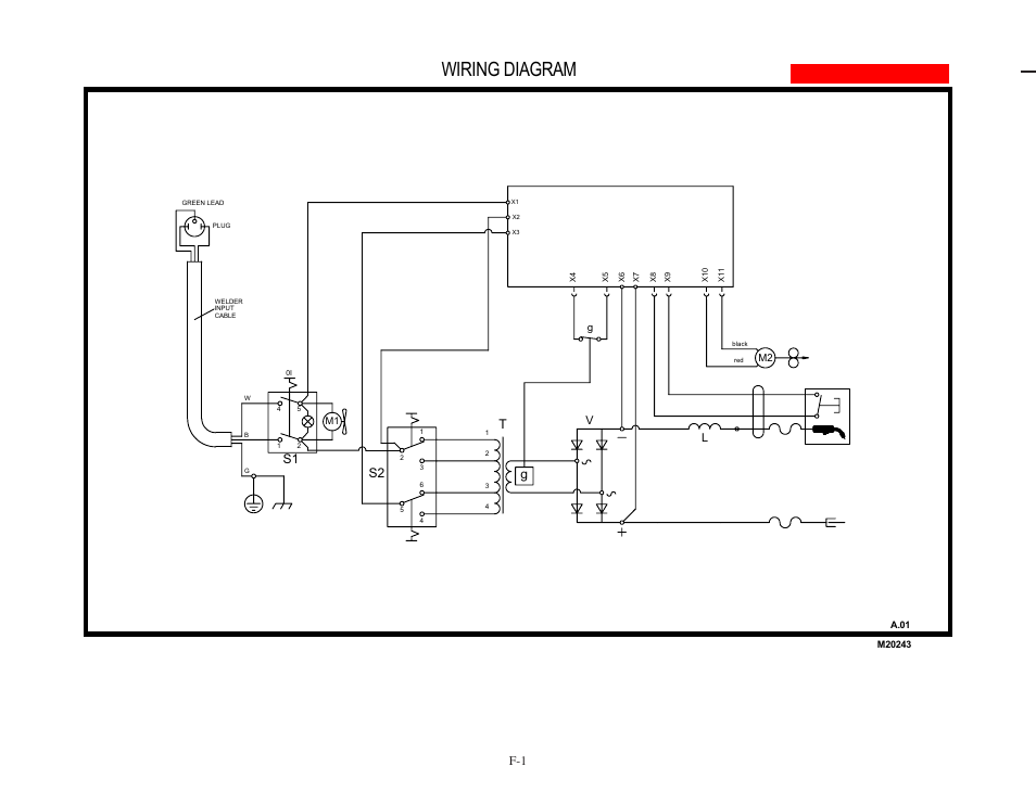 Wiring diagram | Lincoln Electric IMT821 HANDY CORE User Manual | Page 29 / 36