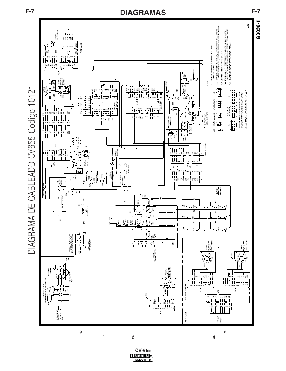 Diagramas | Lincoln Electric IM570 IDEALARC CV-655 User Manual | Page 38 / 46