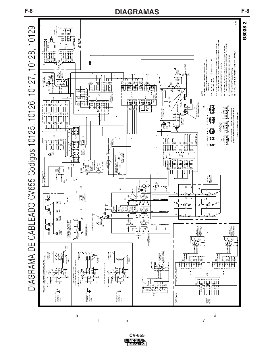 Diagramas | Lincoln Electric IM570 IDEALARC CV-655 User Manual | Page 39 / 46