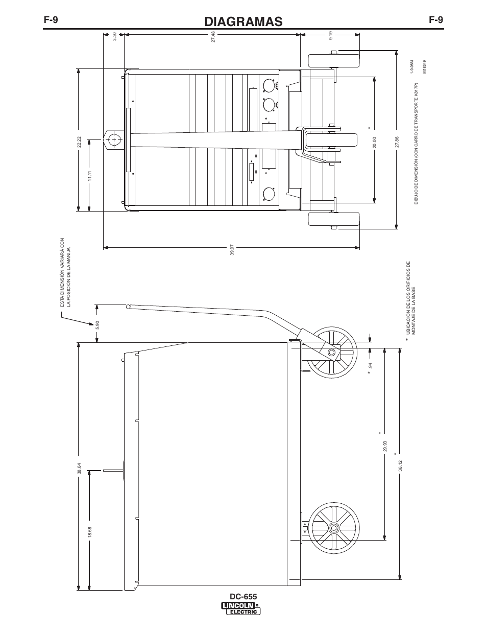 Diagramas, Dc-655 | Lincoln Electric IM602 IDEALARC DC-655 User Manual | Page 43 / 48