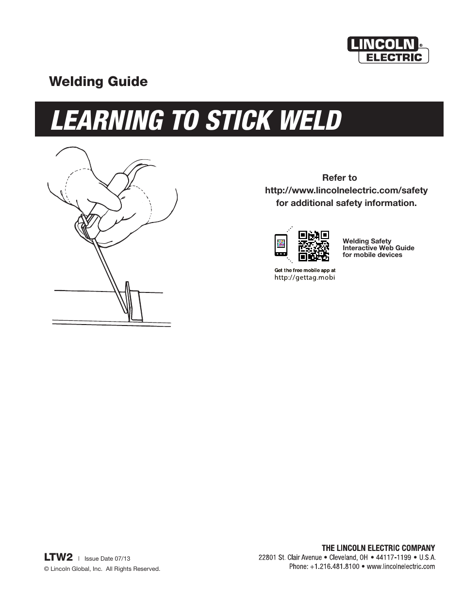 Lincoln Electric LTW2 LEARNING TO STICK WELD User Manual | 36 pages