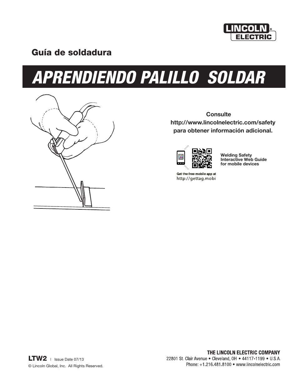 Aprendiendo palillo soldar, Guía de soldadura | Lincoln Electric LTW2 LEARNING TO STICK WELD User Manual | Page 13 / 36