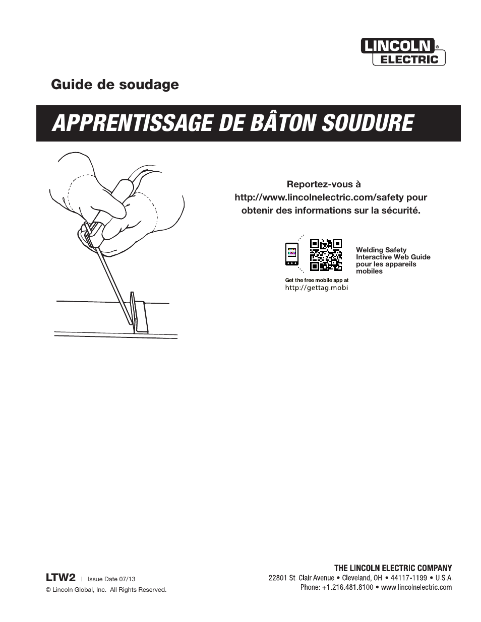 Apprentissage de bâton soudure, Guide de soudage | Lincoln Electric LTW2 LEARNING TO STICK WELD User Manual | Page 25 / 36