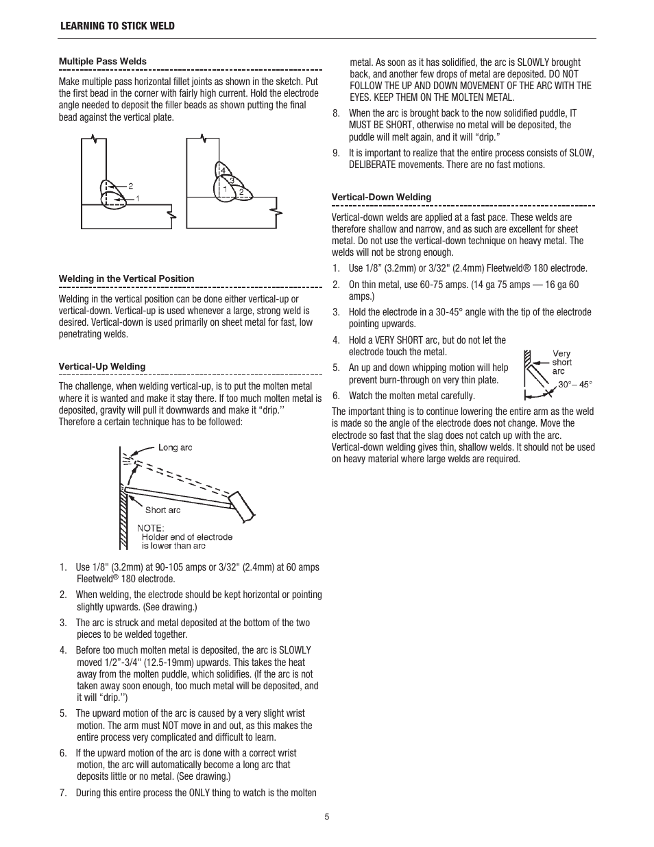 Lincoln Electric LTW2 LEARNING TO STICK WELD User Manual | Page 8 / 36