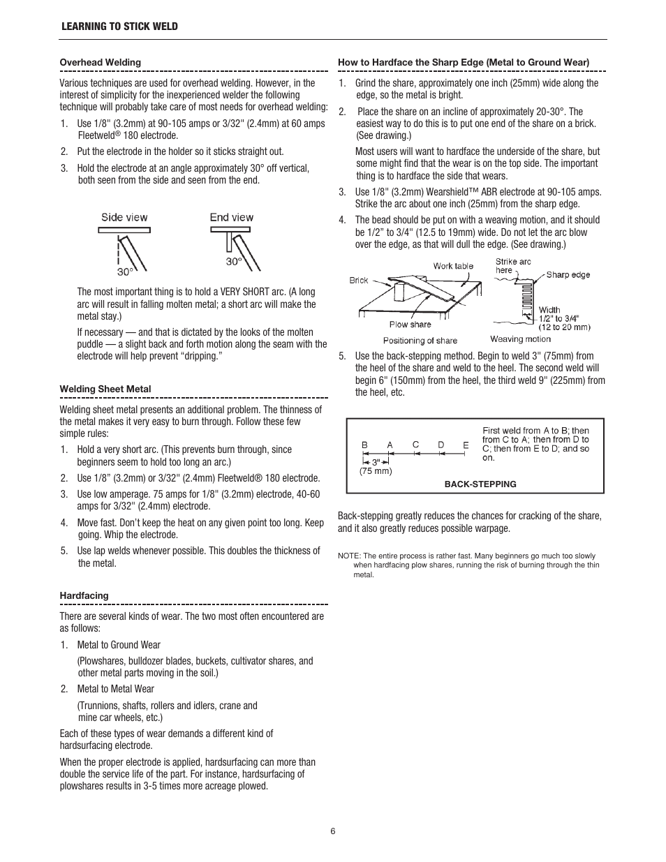 Lincoln Electric LTW2 LEARNING TO STICK WELD User Manual | Page 9 / 36