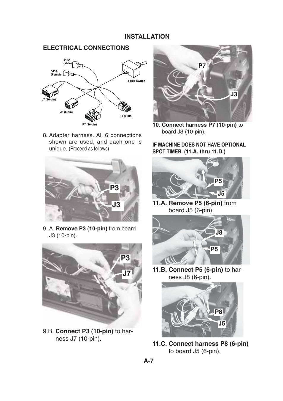 J3 p3 p3 j7 | Lincoln Electric IMt913 MAGNUM 100SG SPOOL GUN User Manual | Page 15 / 118