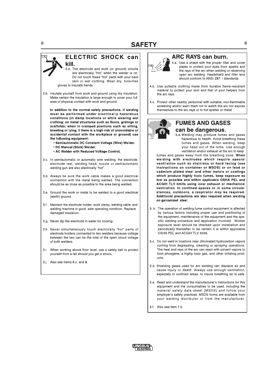 Lincoln Electric IMt913 MAGNUM 100SG SPOOL GUN User Manual | Page 3 / 118