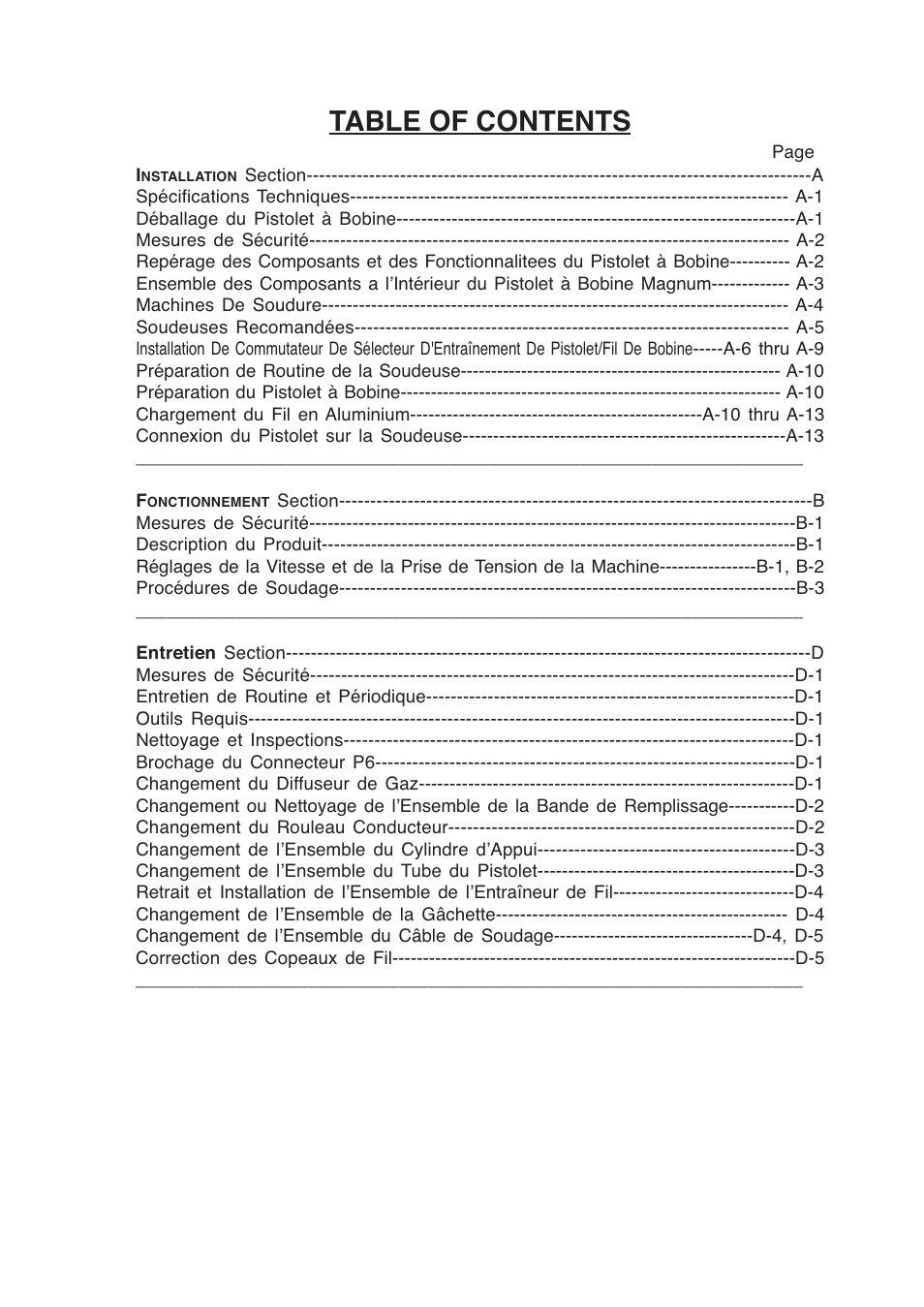 Lincoln Electric IMt913 MAGNUM 100SG SPOOL GUN User Manual | Page 79 / 118