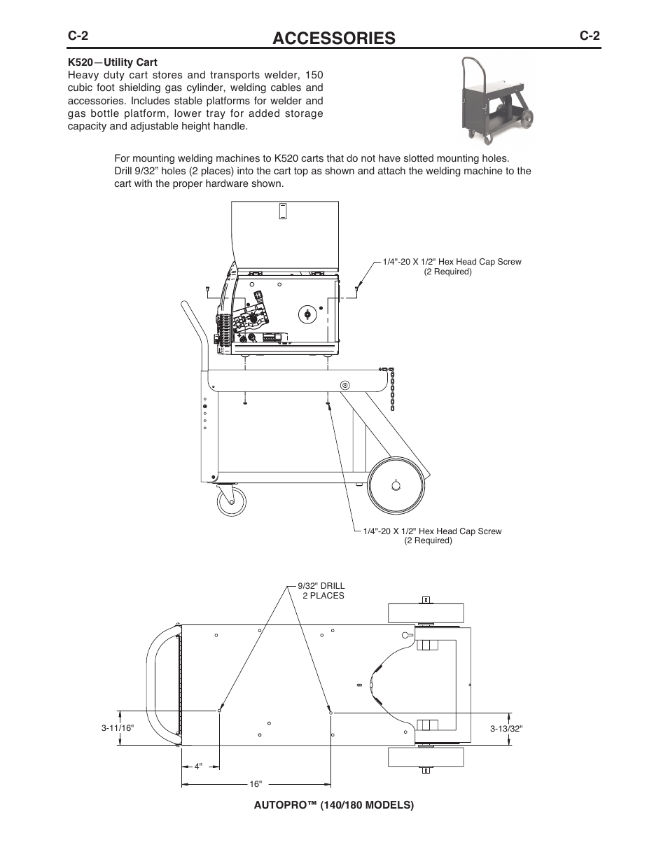 Accessories | Lincoln Electric IMt10143 MARQUETTE AutoPro 140_180 User Manual | Page 22 / 100