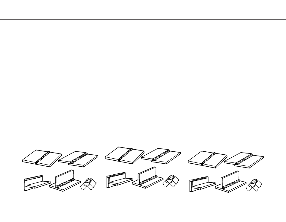 Common metals, Joint types and positions, Metales comunes | Tipos de unión y posiciones, Métaux communs, Types de soudures et positions | Lincoln Electric IMt551 MIG-PAK 10 User Manual | Page 33 / 64