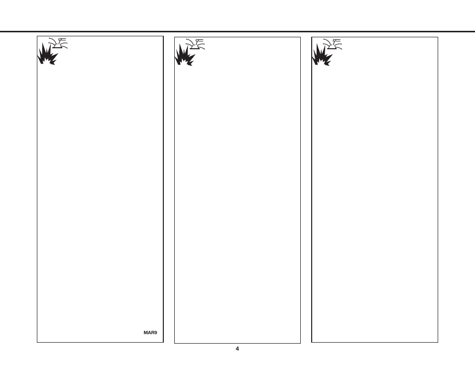Safety seguridad sécurité, Welding sparks can cause fire or explosion | Lincoln Electric IMt552 MIG-PAK 15 User Manual | Page 4 / 64