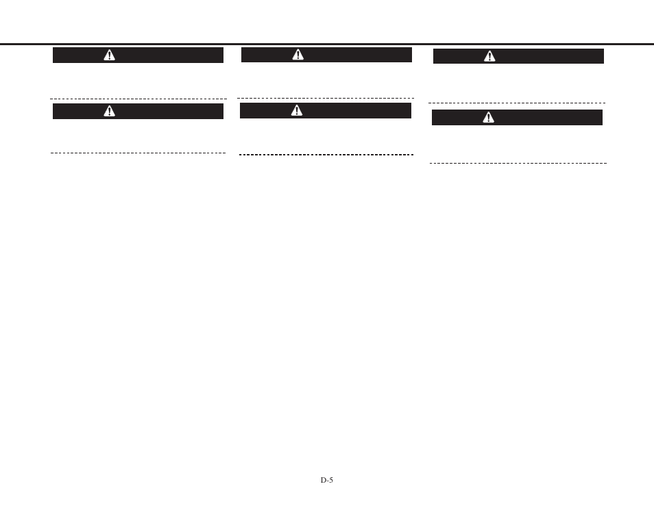 Warning caution, Advertencia avertissement precaucion attention | Lincoln Electric IMt661 RANGER 250 User Manual | Page 40 / 68