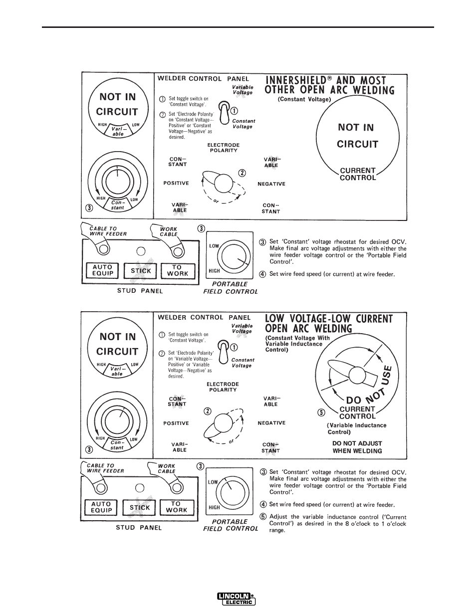 Operacion | Lincoln Electric IM568 SAM-650 PERKINS DIESEL User Manual | Page 17 / 42