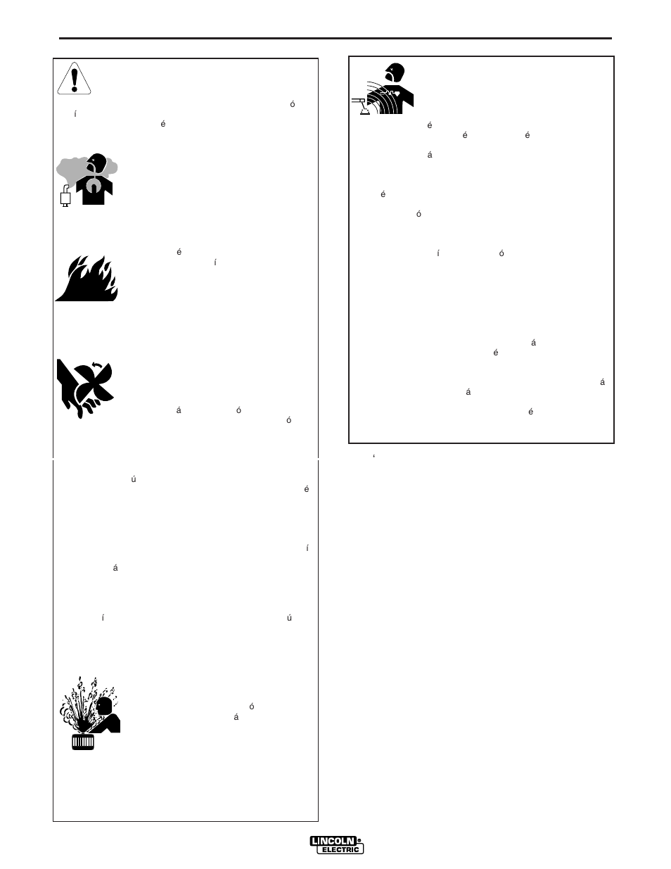 Seguridad, Para equipos motoriza- dos | Lincoln Electric IM568 SAM-650 PERKINS DIESEL User Manual | Page 4 / 42