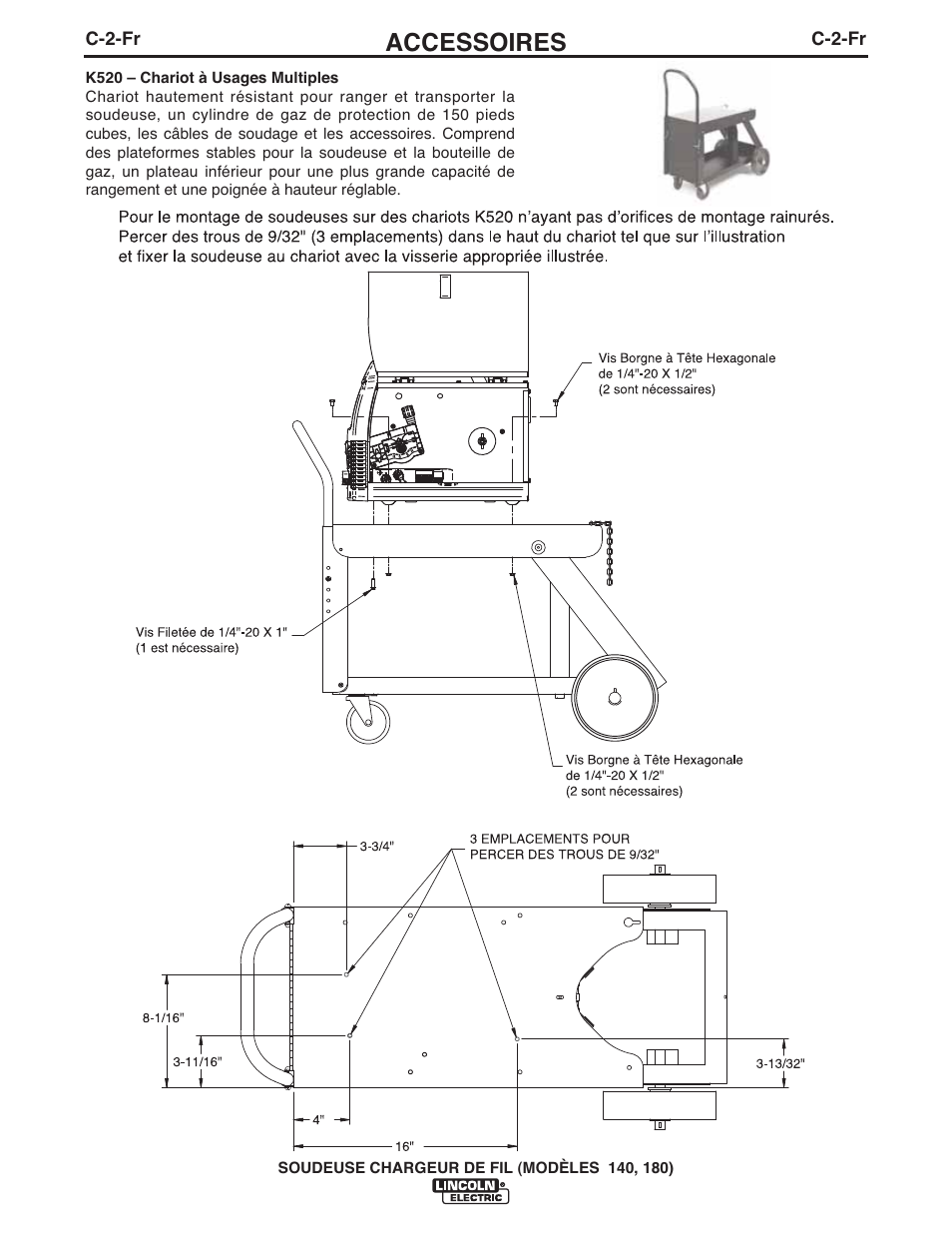 Accessoires | Lincoln Electric IMt10100 WIRE FEEDER WELDER 140_180 User Manual | Page 82 / 96