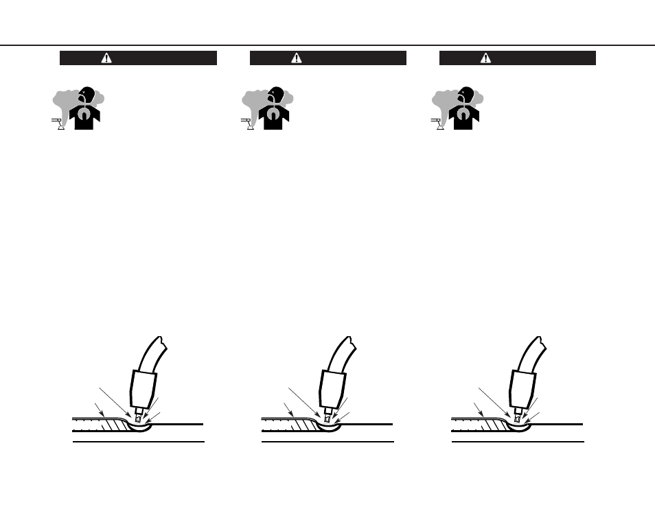 The self-shielded fcaw weld- ing arc, Operation, Arco de soldadura fcaw (tubular autoprotegido) | Operación fonctionnement, L'arc de soudage fcaw autoprotégé | Lincoln Electric IMT538 WELD-PAK 155 User Manual | Page 23 / 52