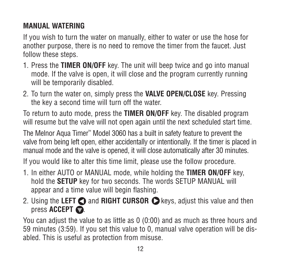 Melnor 3060 - Original User Manual | Page 15 / 59