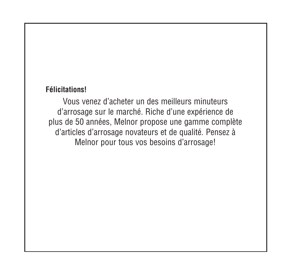 Melnor 3060 - Original User Manual | Page 22 / 59
