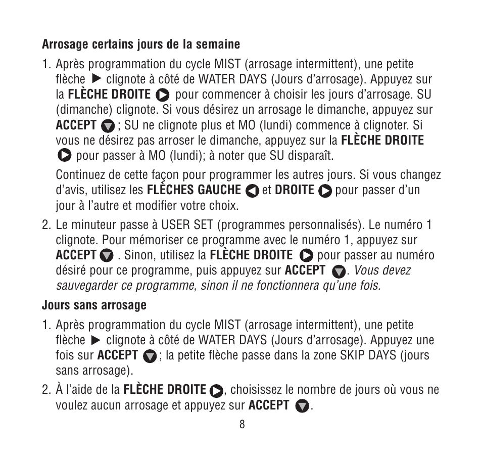 Melnor 3060 - Original User Manual | Page 30 / 59