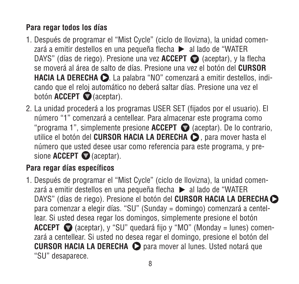 Melnor 3060 - Original User Manual | Page 49 / 59
