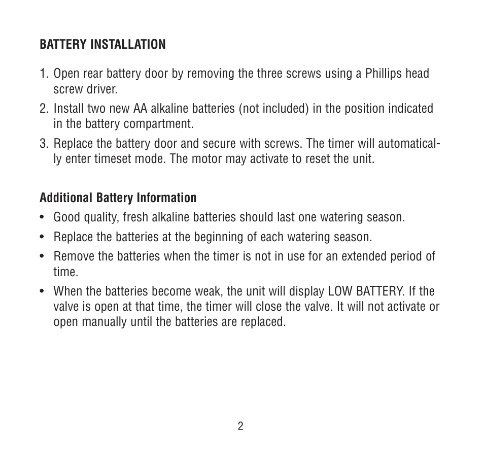 Melnor 3060 - Original User Manual | Page 5 / 59